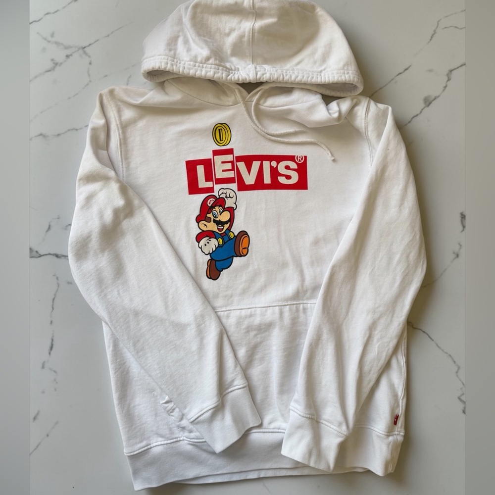 Levis X Super Mario Graphic Limited Edition Pullover Hoodie